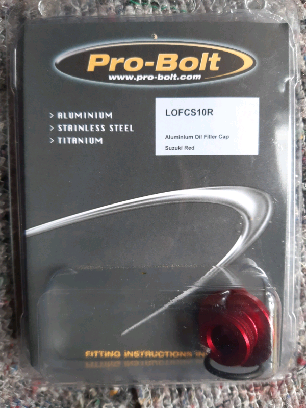 Pro-Bolt Alu Oil Filler Cap Red Suzuki GSX-R600 SRAD 96-99