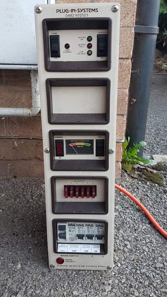 POWERPART PMS1 PMS6 PMS7 PMS2000 Caravan Power Management System, Power Supply, Battery Charger.