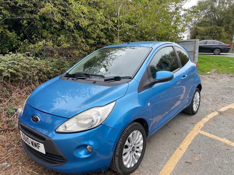 FORD KA 1.2 ZETEC 10 REG BLUE 3 DOOR MOT JULY 9TH 2026 TAX £35 SERVICE HISTORY NEW GEARBOX