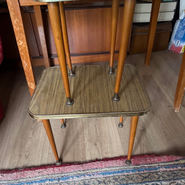 50's 60's nesting coffee tables 