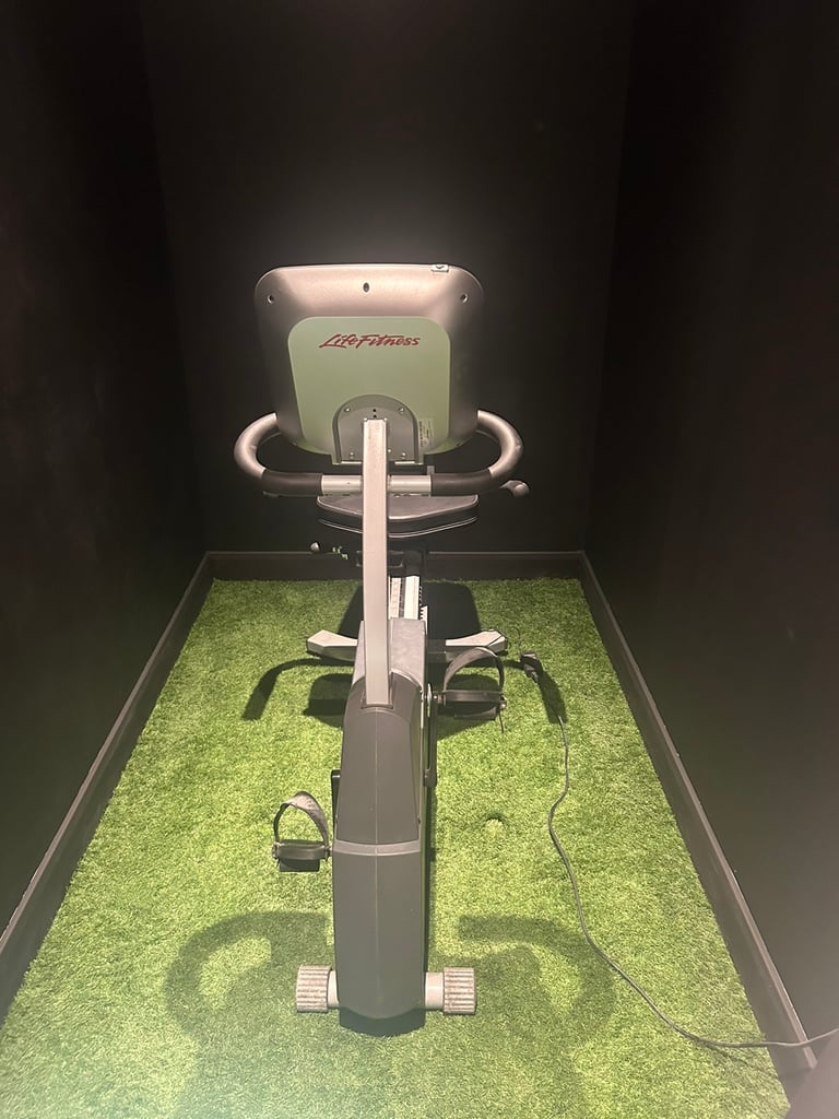 image for Lifefitness commercial excercise bike good condition offers welcome  
