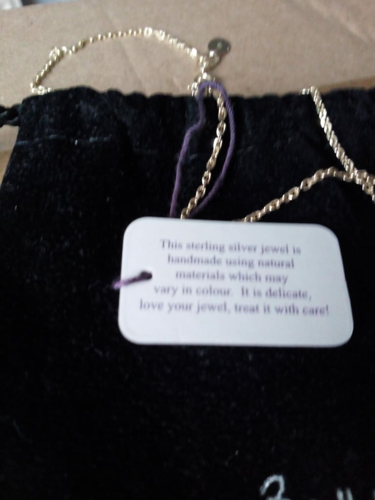 NEW STERLING SILVER NECKLACE BY BABETTE WASSERMAN £69.00