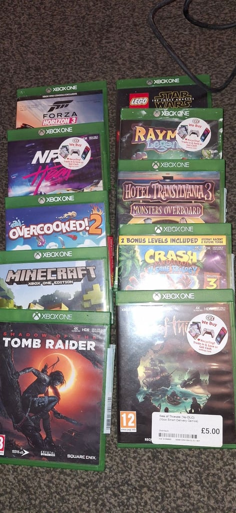 Xbox one with controller and games