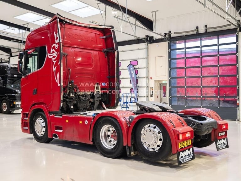 2021 (21) SCANIA 580S V8 HIGHLINE 6X2 TAG AXLE