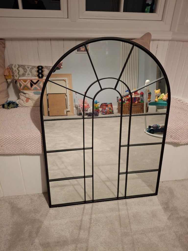 image for M&S black hallway mirror