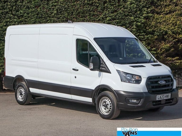 image for 2023 Ford Transit 350 FWD 2.0TDCi, 130ps, L3H2 LWB MED ROOF Panel Van, Front + Rear Parking S Lar...