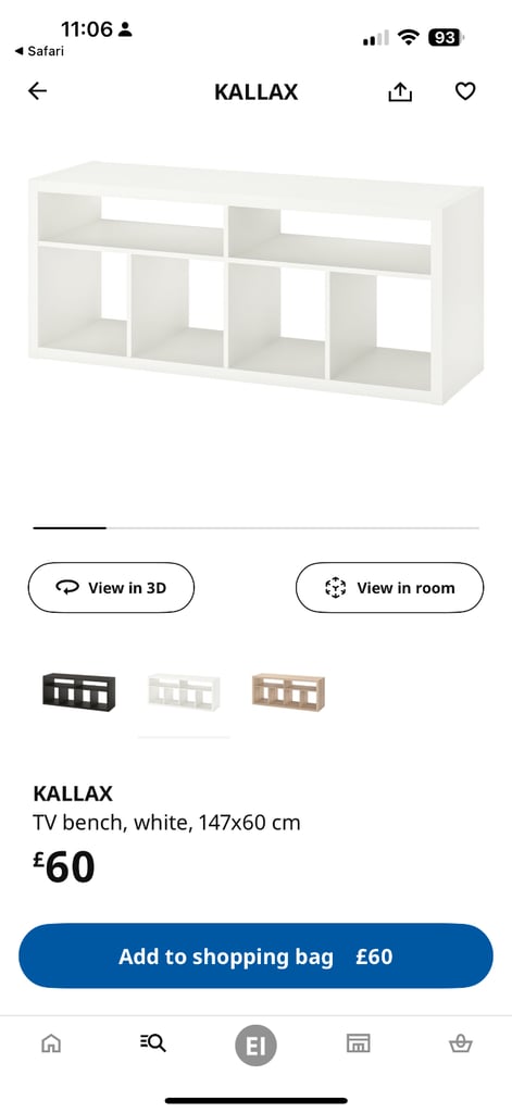 Kallax tv unit