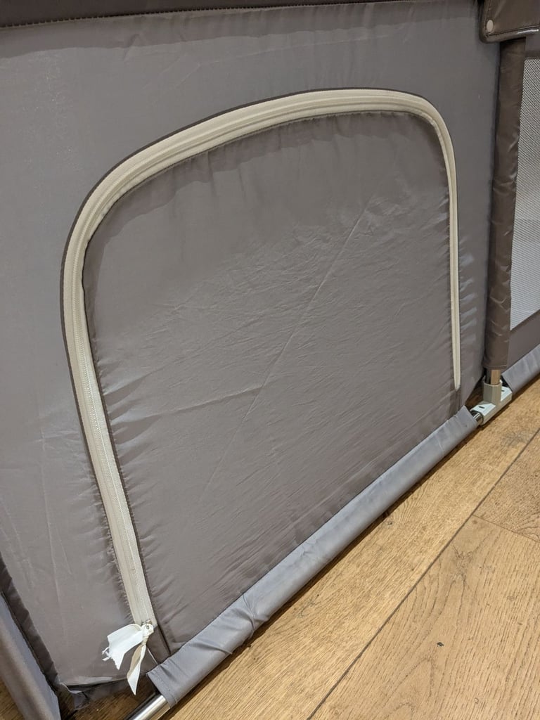 Large children's playpen with reversible soft mat