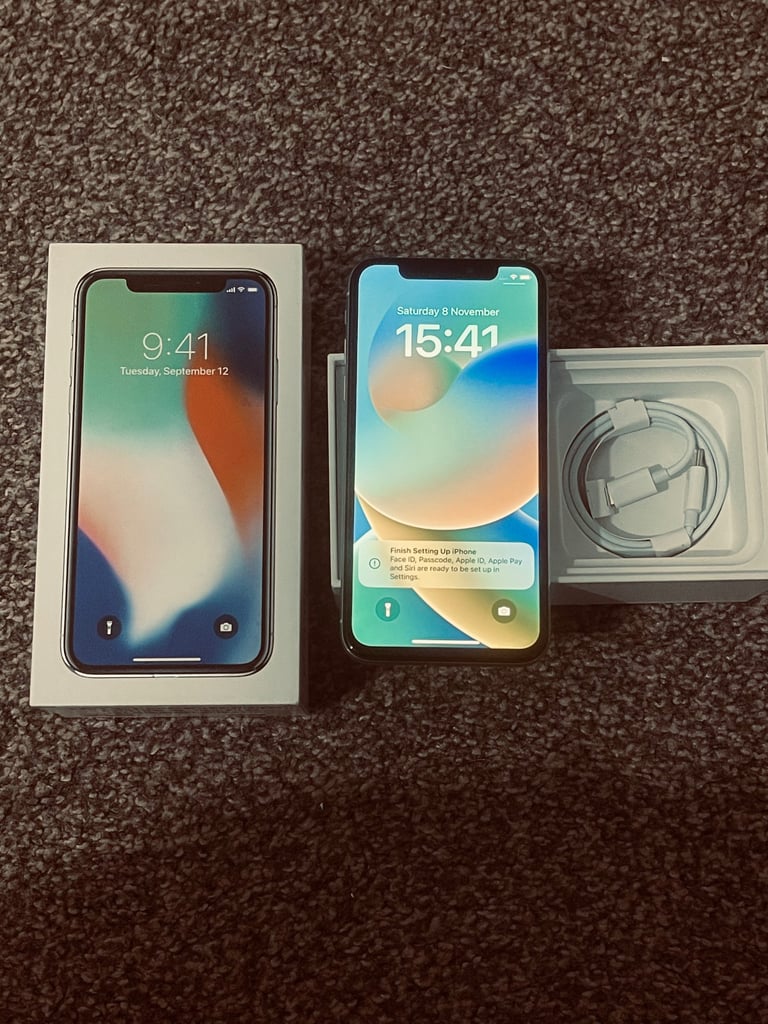 Apple iPhone X unlocked 64gb boxed 