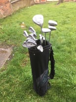 Full set of Dunlop golf clubs