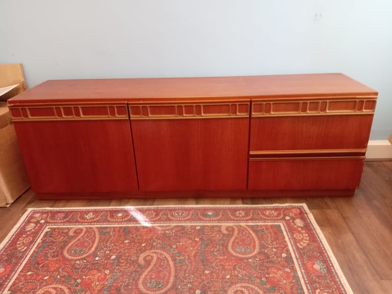 image for Attractive, long wooden sideboard
