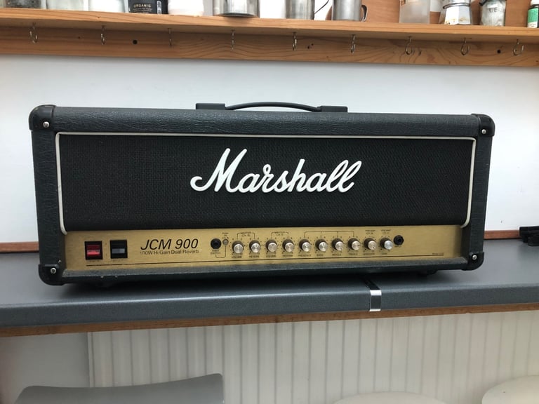 image for Marshall JCM900 100W Amplifier Head, Hi Gain Dual Reverb, Model 4100