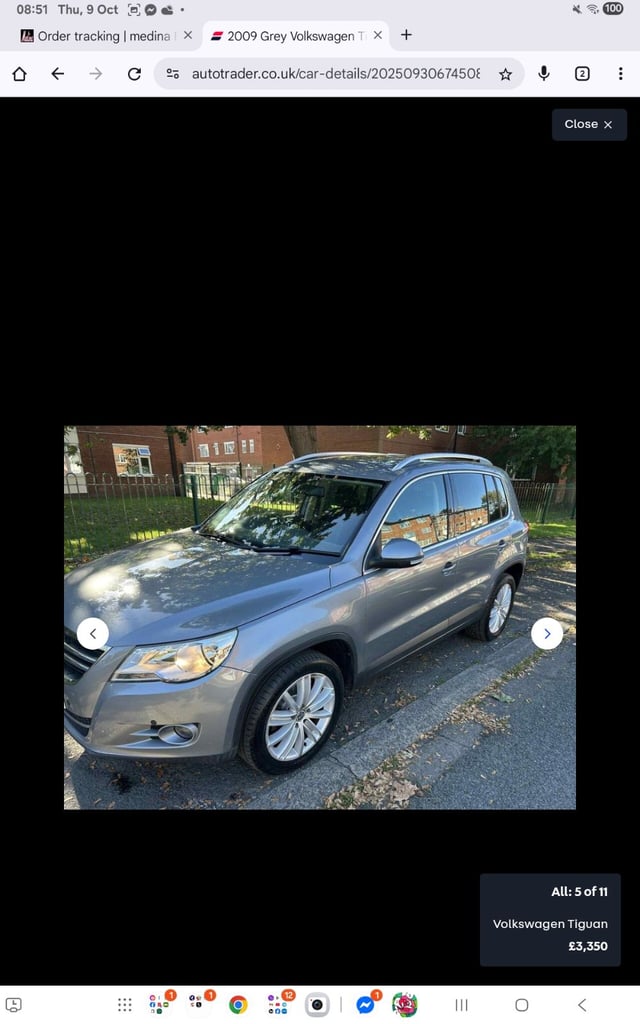 image for Volkswagen, TIGUAN, Estate, 2009, Manual, 1968 (cc), 5 doors