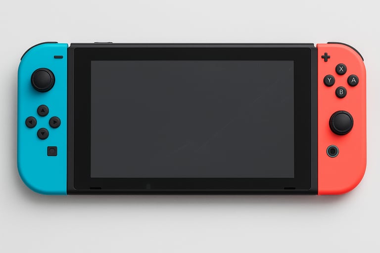 Nintendo Switch Console (Neon Red/Blue, 32GB) + Free Carry Case – Ready for Pokémon Legends ZA!