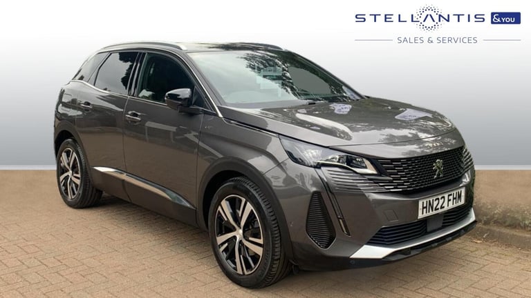 image for 2022 Peugeot 3008 1.2 PureTech GT SUV 5dr Petrol Manual Euro 6 (s/s) (130 ps) SUV Petrol Manual