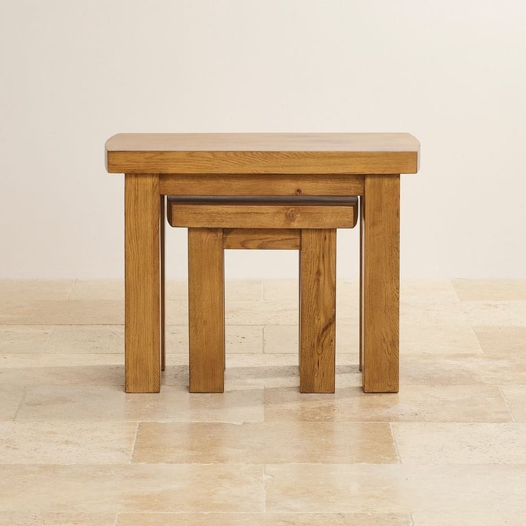 Oak Furniture Land HERCULES Nest of Tables