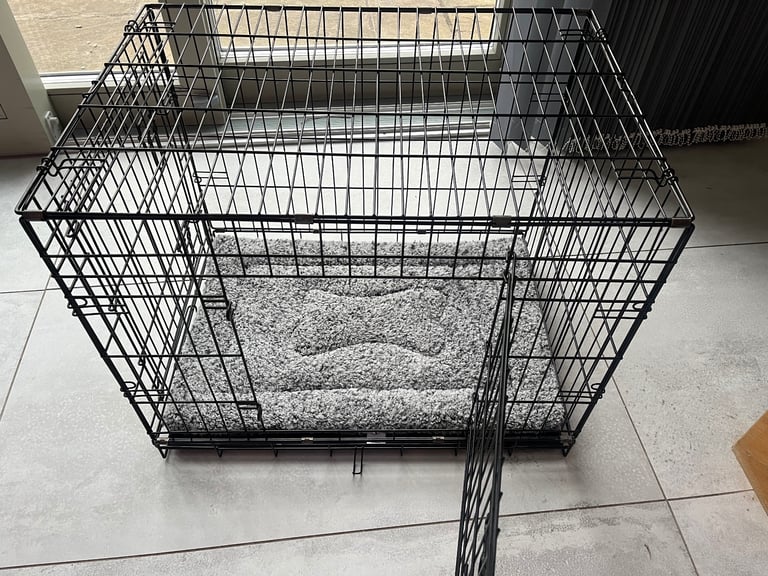 image for 2 x small Dog Crates, with 2 x Dog Crate mats