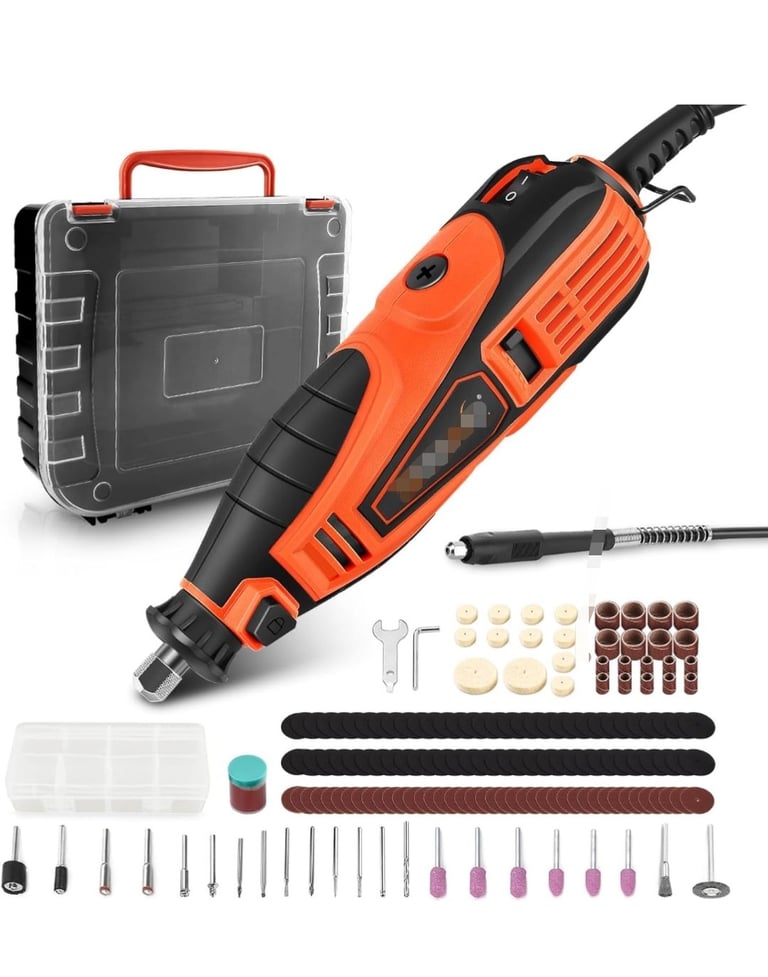 image for 135W Rotary Tool with 181 Accessories,