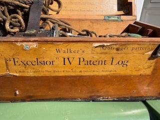 SHIPS LOG Excelsior IV Patent Log