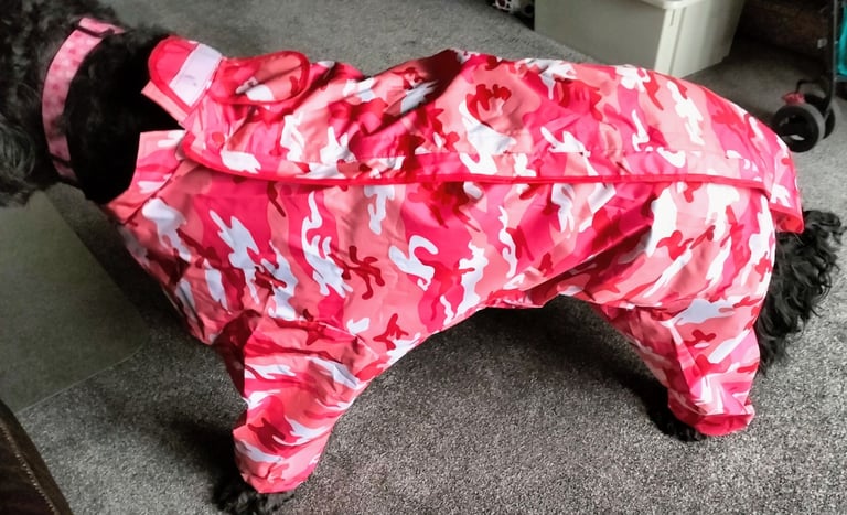 image for Dog cover up suit with hood