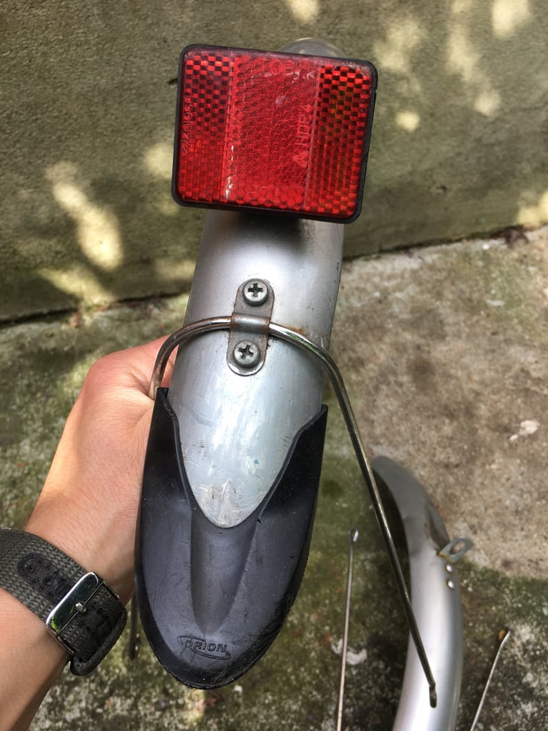 20” front and rear mudguards for a bike