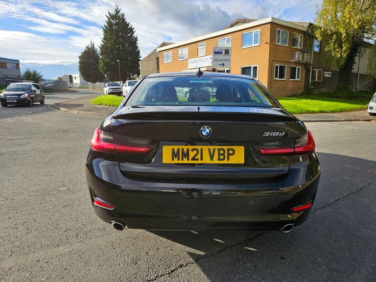 2021 21 BMW 3 SERIES 318D DIESEL Sport Black Damaged Repaired CAT N