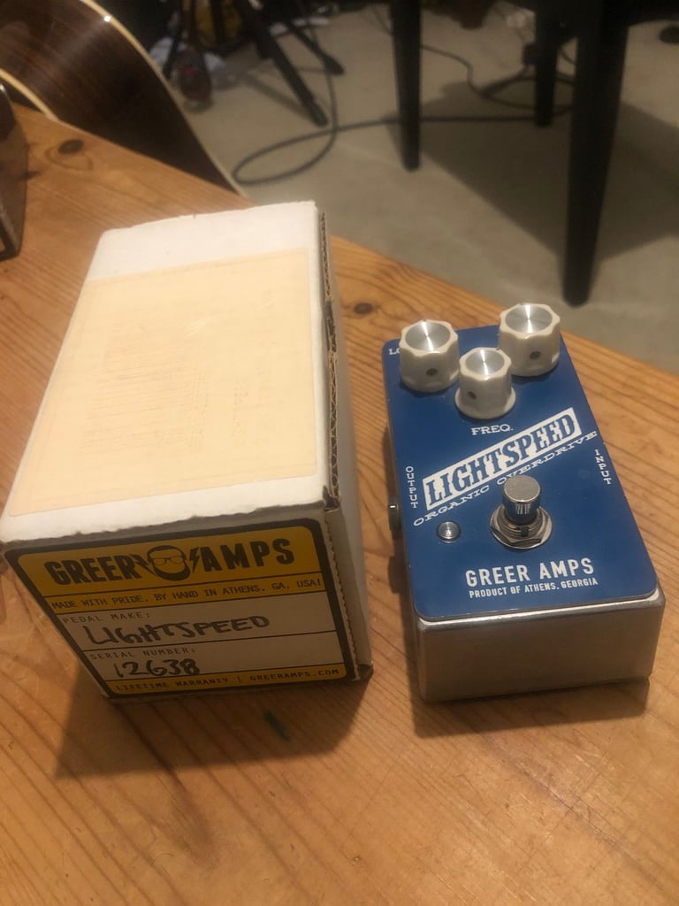 image for Greer Amps Lightspeed Organic Overdrive pedal