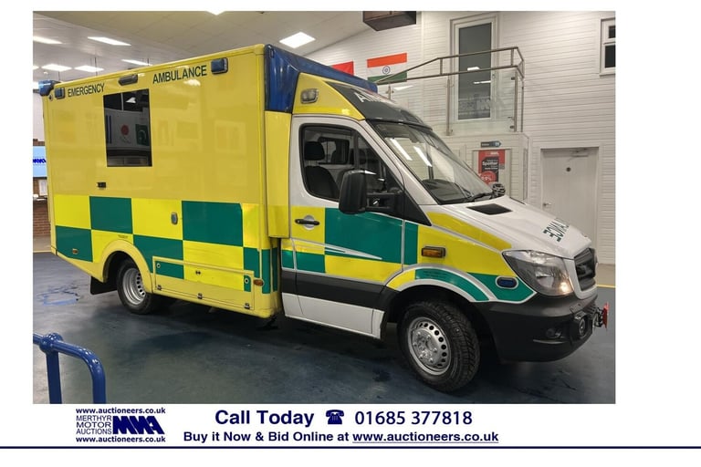 2015 Mercedes-Benz Sprinter 519 3.0CDI 190PS AUTO WAS BODY AMBULANCE / CAMPER NA DIESEL Automatic