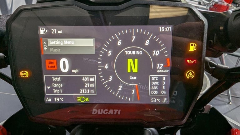 2025 Ducati Diavel V4 1158 Ducati Quick Shift Euro 5