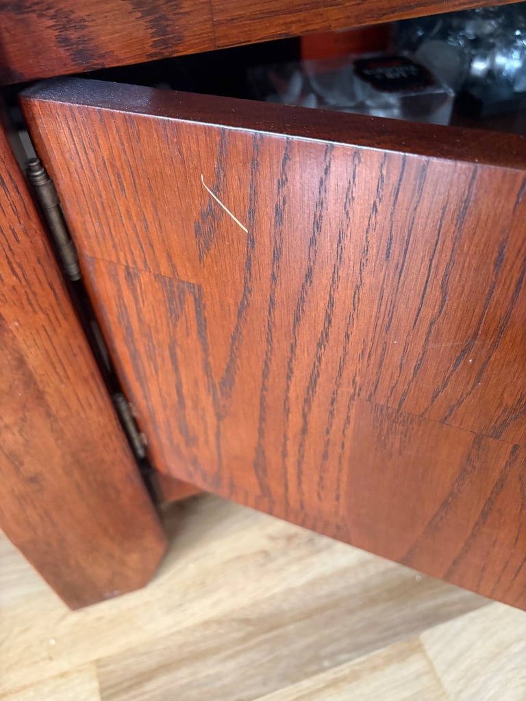 DFS Mahogany TV Unit