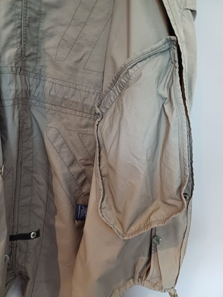 Lambretta khaki fishtail parka size M