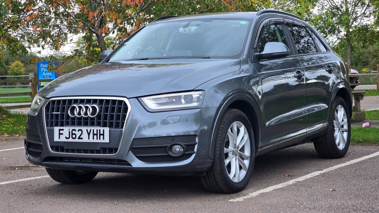 2012 Audi Q3 TFSI SE S Tronic quattro SUV Auto Full Black Leather+Heated Seats Ulez Free SUV Petr...