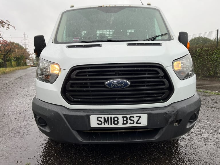 2018 Ford Transit 2.0 TDCi 130ps H2 CREWCAB 7  SEAT TIPPER   NO VAT ! Tipper Diesel Manual