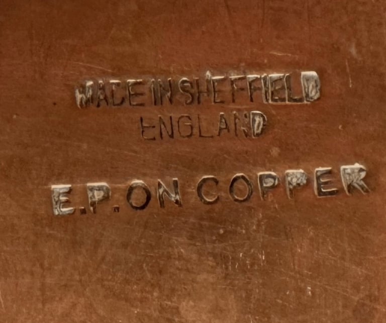 Heavy Vintage copper cooking pots 