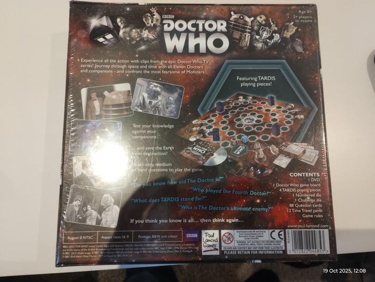 Doctor Who DVD Game - NEW