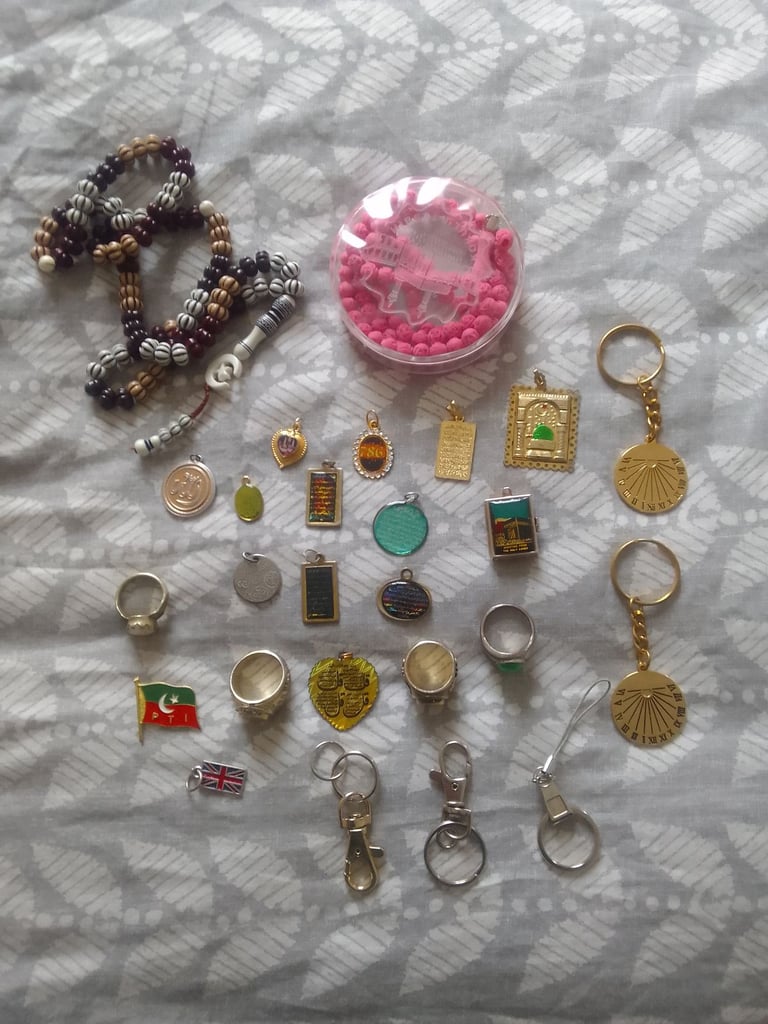 image for Islamic pedants keyrings cup tasbih 