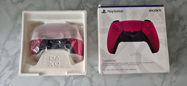 Ps5 Controller - Magenta Red Like NEW 