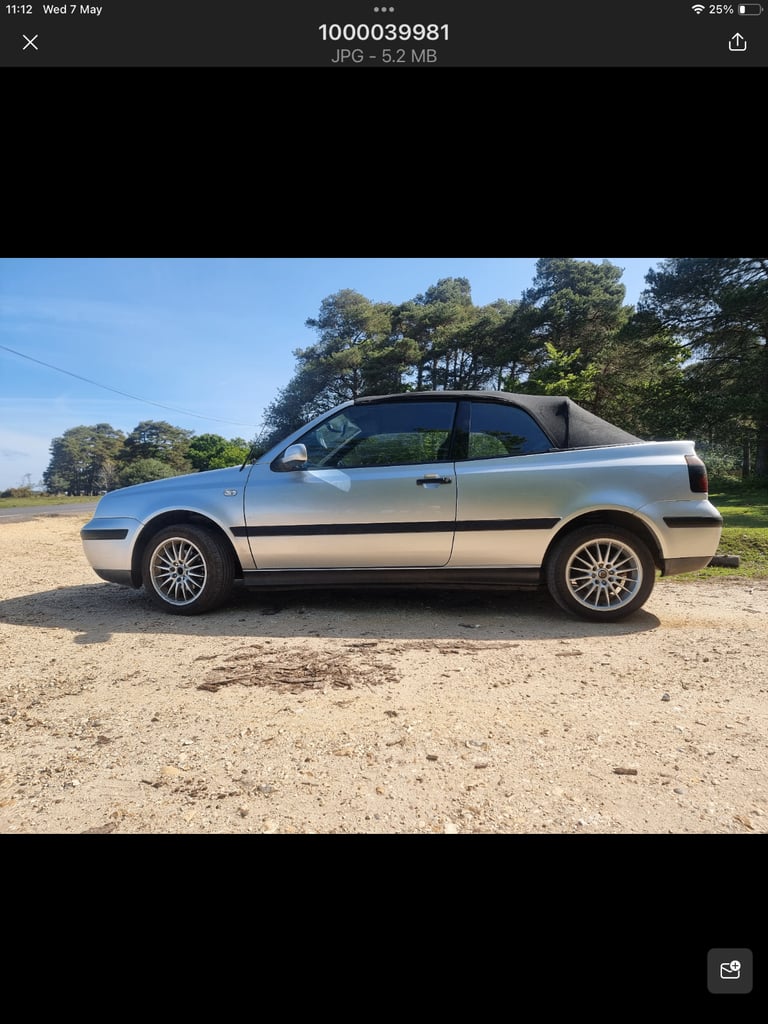 image for Volkswagen, GOLF, Convertible, 2001, Manual, 1984 (cc), 2 doors