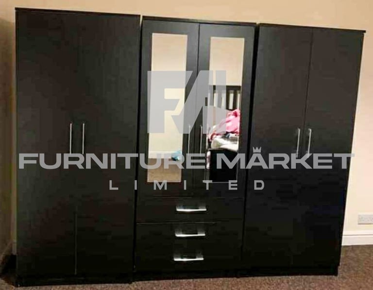 💫Modern fully Assembled Wardrobes, Chest Drawers, Bedside for Bedroom, sale