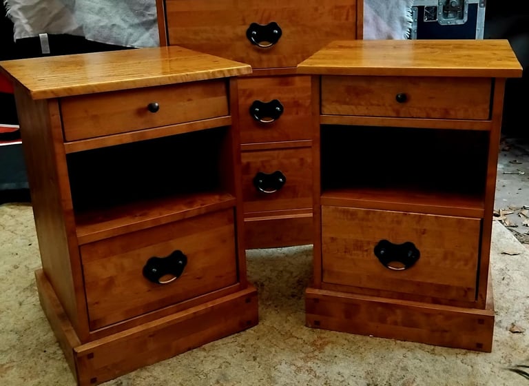 Laura Ashley tall boy and bedside units 