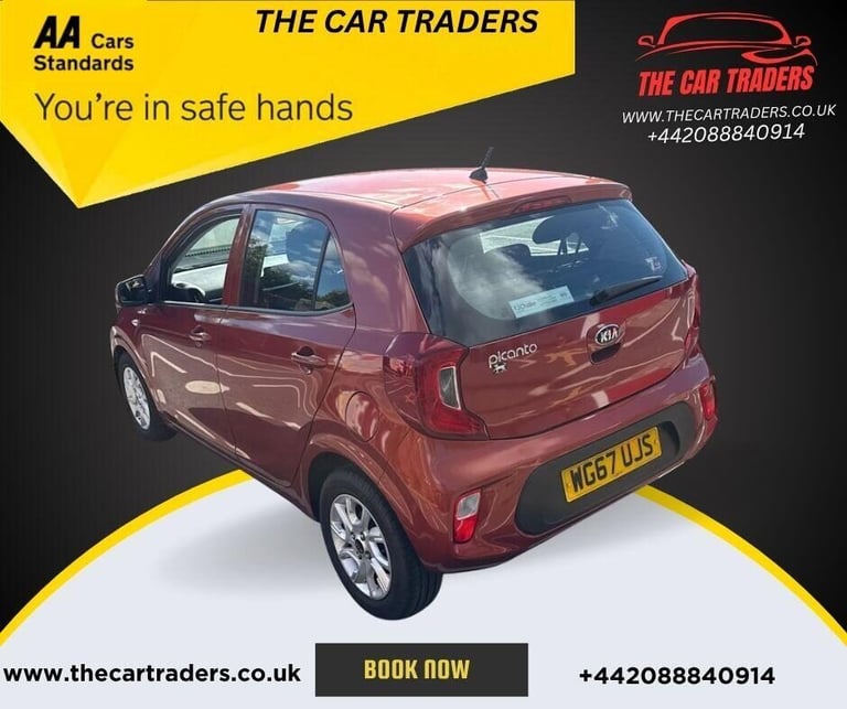 2017 Kia Picanto 1.25 2 5dr Auto HATCHBACK PETROL Automatic
