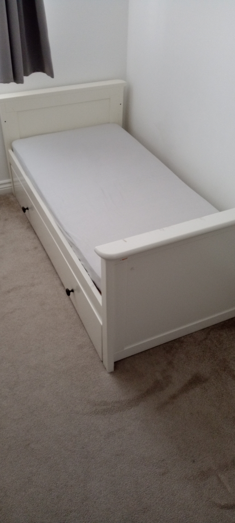 used Mothercare Harrogate Cot Bed - Almond (White) 