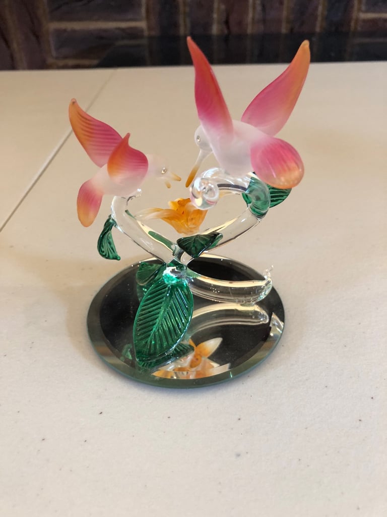 image for Glass Hummingbird Ornament 