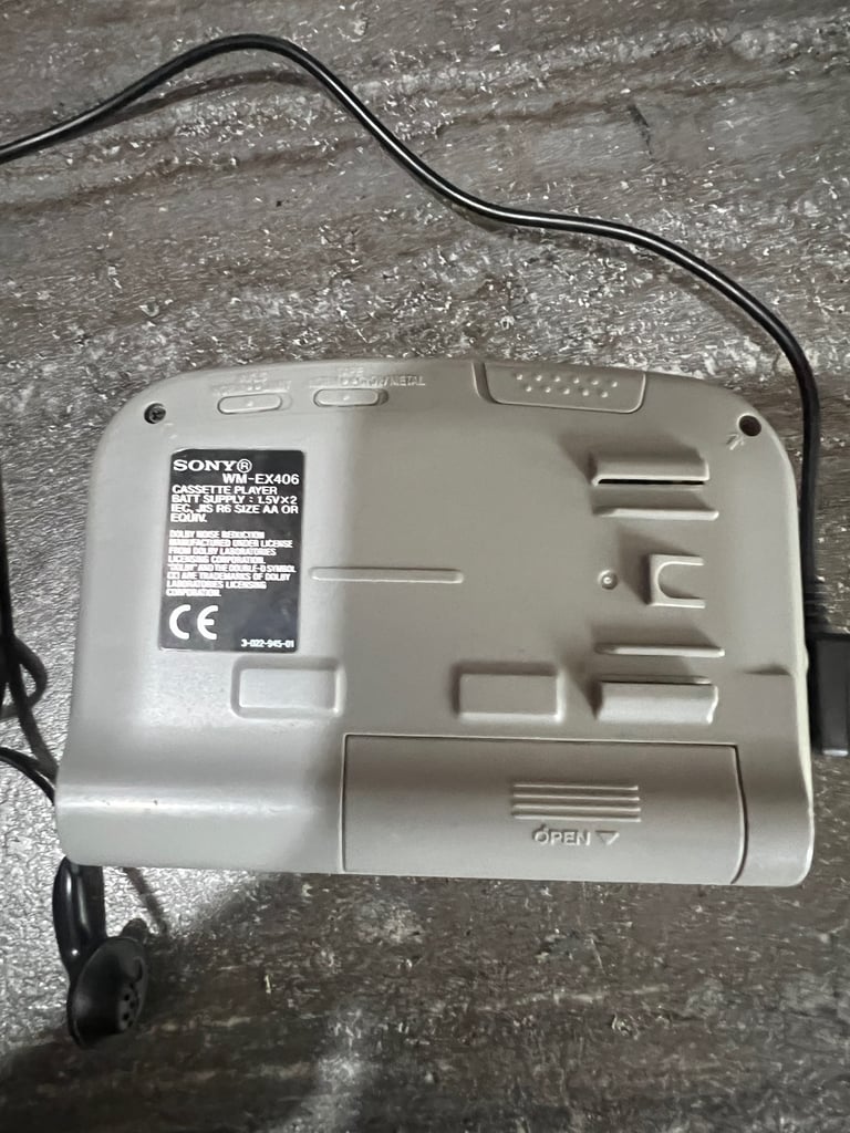 Sony Walkman WM-EX406 Remote Control Working single battery operated