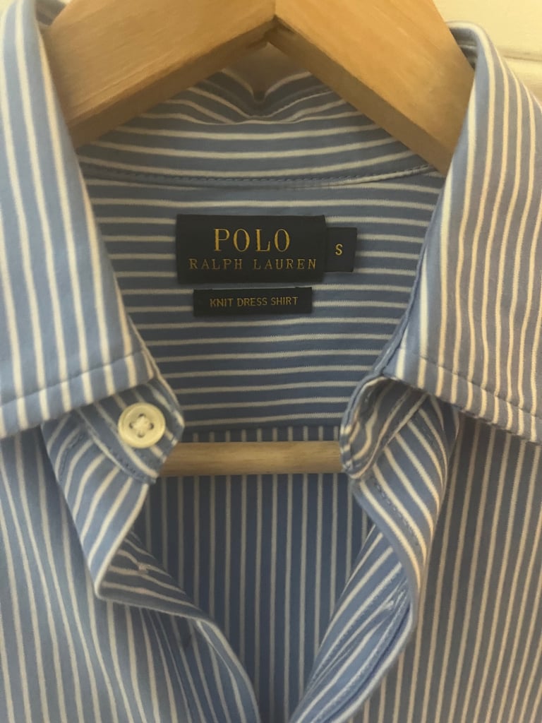 Ralph Lauren Blue Stripped shirt woman size S