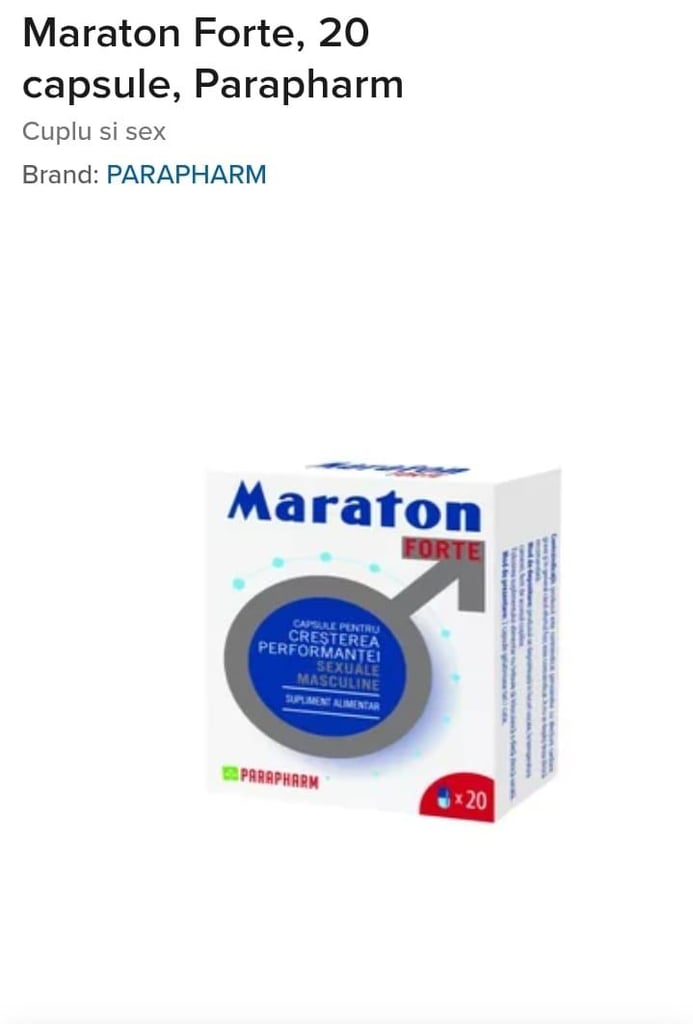 image for maraton forte 20 capsule