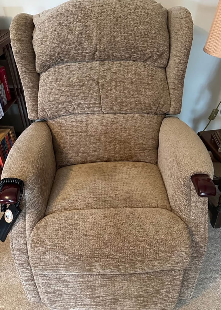 Riser recliner chair - for help with mobility 