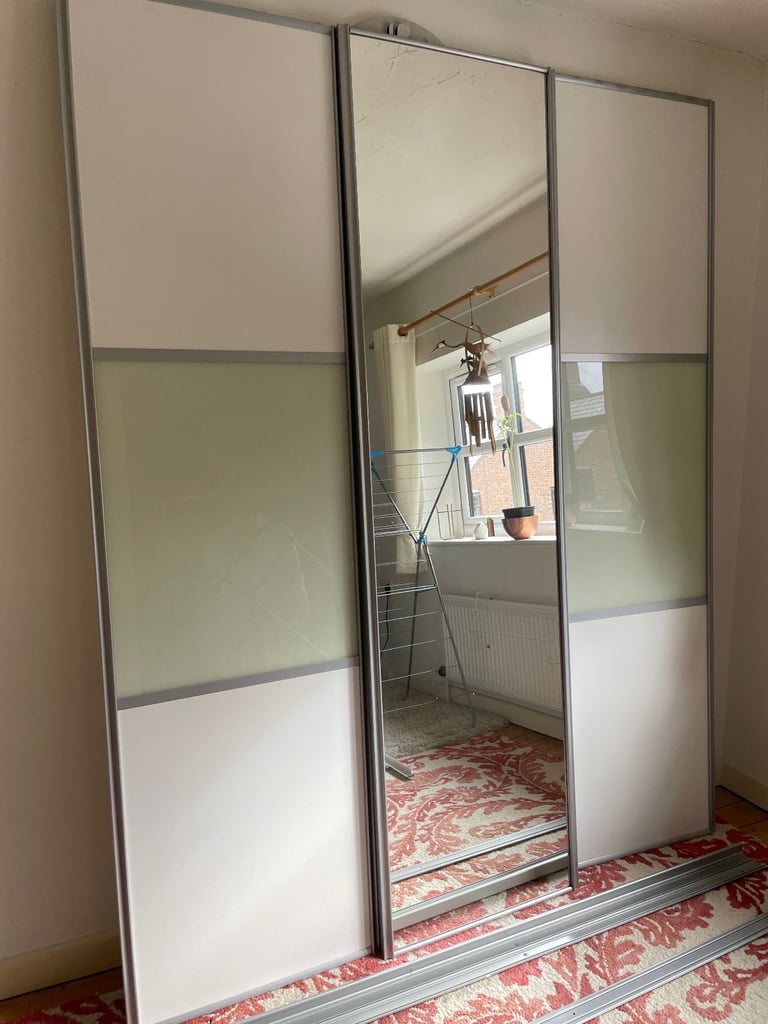 Triple Door Designer Wardrobe Sliding Doors 