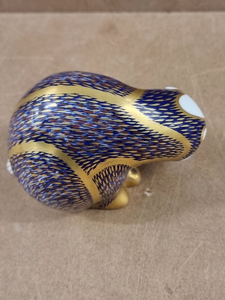 Royal Crown Derby Badger Paperweight
