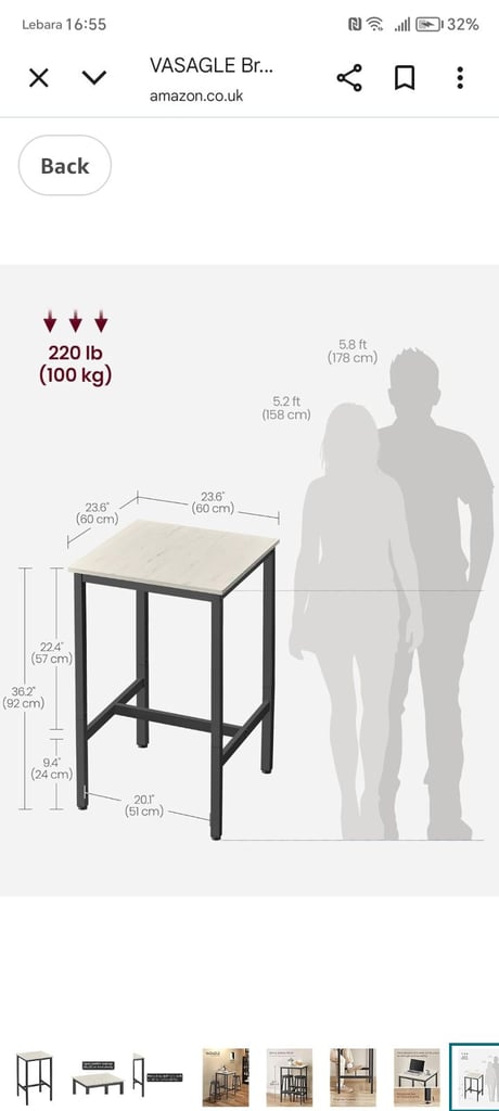 Kitchen/living room Table. Brand new 